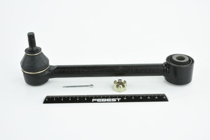 Rear transverse link with ball joint