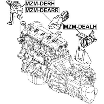 Right engine mount (hydro)