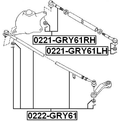 Steering tie rod end right