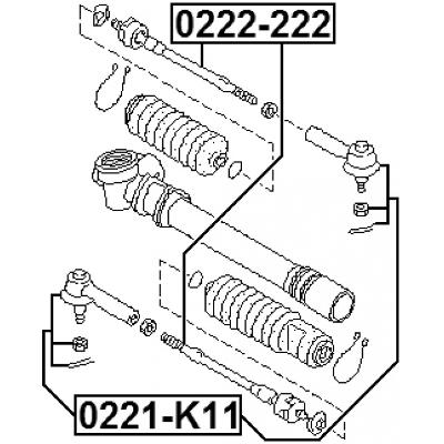 Steering tie rod end