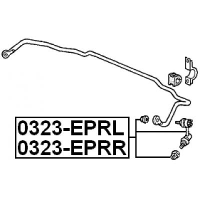 Rear right stabilizer link