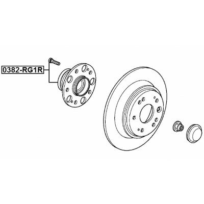 Rear wheel hub