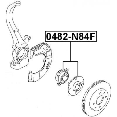 Front wheel hub