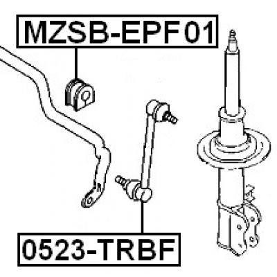 Front stabilizer link / sway bar link