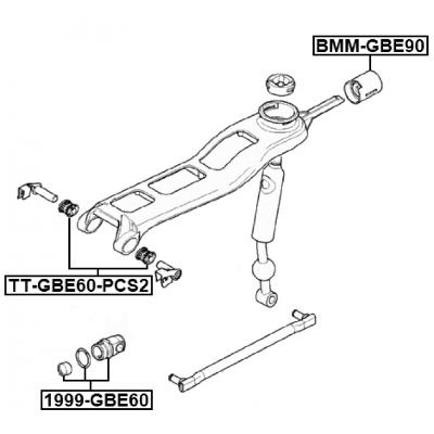 Bushing gear shift rod