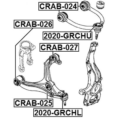 Ball joint front lower arm