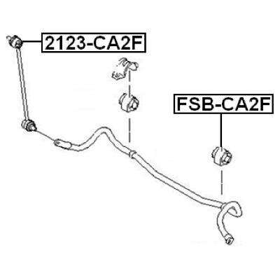 Front stabilizer link / sway bar link