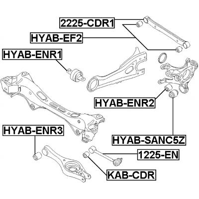 Rear upper transverse link