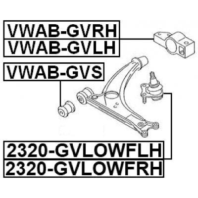 Front lower ball joint right