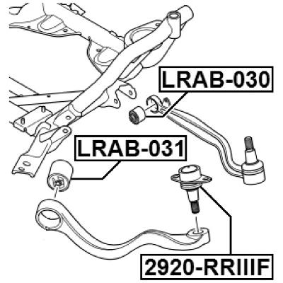 Ball joint front arm