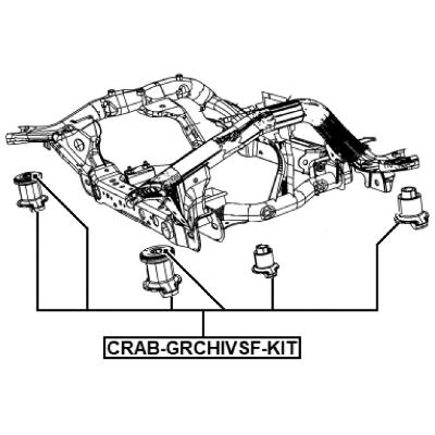 Subframe bushing kit