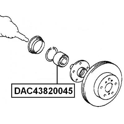 Front wheel bearing