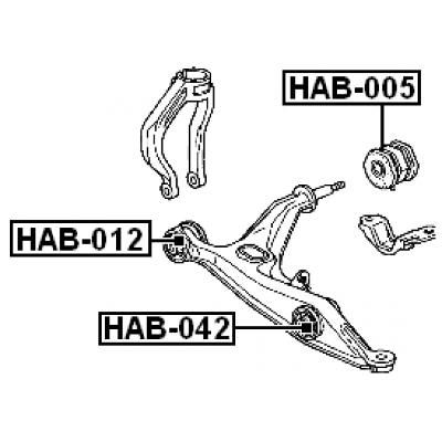 Front arm bushing