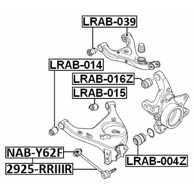 Rear knuckle bushing