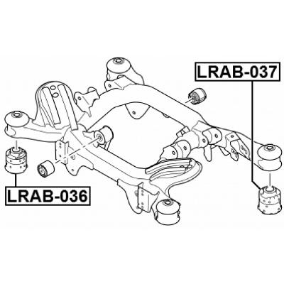 Rear crossmember bushing