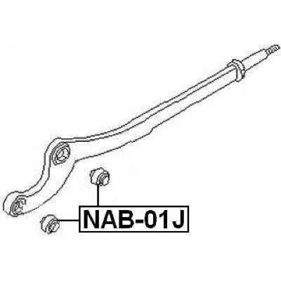 Bushing, front lower control arm