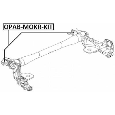 Rear crossmember bushing kit