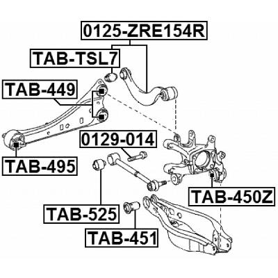 Bushing, rear trailing arm