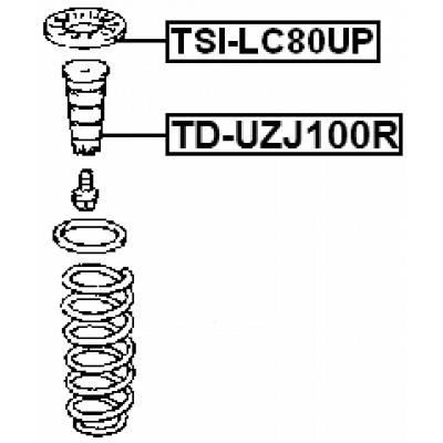 Rear shock absorber jounce bumper